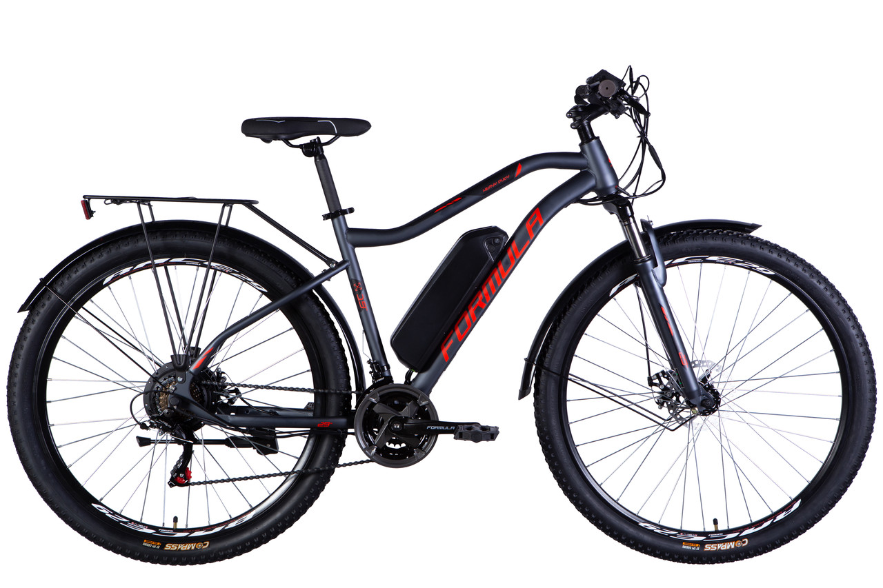 Велосипед + електронабір 29" Formula eHEAVY DUTY DD FR 500Вт 36В 12.5Аг рама-19" 2025 сіро-черв (м)