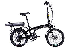 Велосипед + електронабір 20" AL Dorozhnik eONYX DD CS 500Вт 48В 12.5Аг рама-11" 2025 чорний