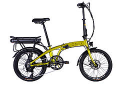 Велосипед + електронабір 20" AL Dorozhnik eONYX DD CS 500Вт 36В 12.5Аг рама-11" 2025 гірчичний (м)