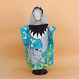 Дитячий пляжний рушник з бічними кнопками Мікрофібра, фото 2