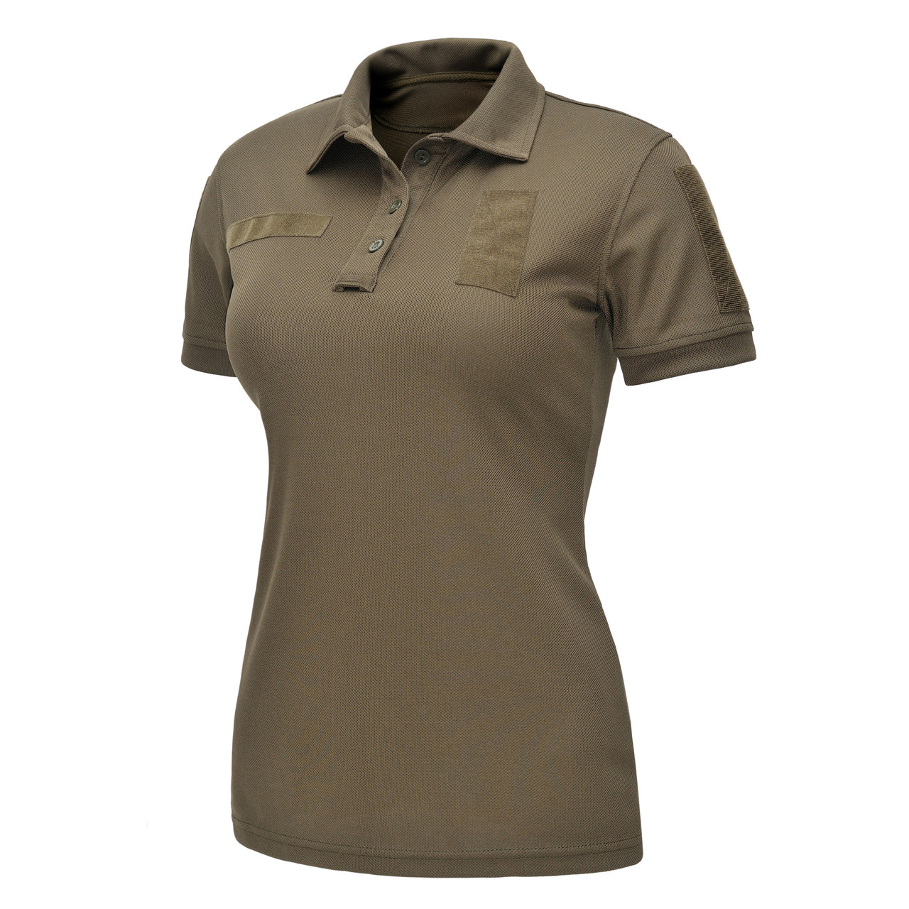 Тактичне поло WOMAN CoolPass OLIVE Velcro олива - WinTac, фото 1