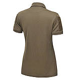 Тактичне поло WOMAN CoolPass OLIVE Velcro олива - WinTac, фото 4