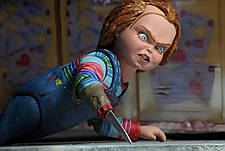NECA Лялька Чакі. Фігурка із фільму Чакі. Іграшка Chucky. Чаки із змінними аксесуарами 10 см, фото 5