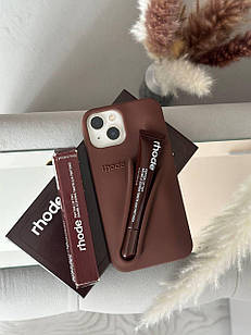 Чохол rhode без блеска Iphone 15 Rhode Fall Lip Case Espresso