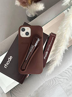 Чохол rhode без блеска Iphone 13 Rhode Fall Lip Case Espresso