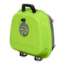 Гриль вугільний портативний Time Eco ТЕ-22024, чорно-зелений, фото 5