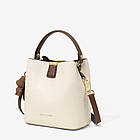 Стильна жіноча сумка з натуральної шкіри з ручкою брендова міні сумочка через плече на подарунок дівчині, фото 7