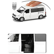 Модель автомобіля Volkswagen Multivan. Металева машинка, інерційна машинка Фольксваген Мультивен 1:32, фото 4