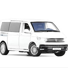 Модель автомобіля Volkswagen Multivan. Металева машинка, інерційна машинка Фольксваген Мультивен 1:32, фото 6
