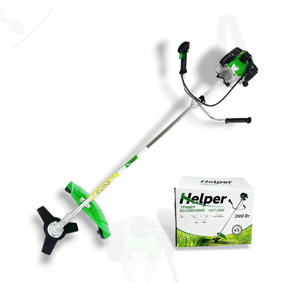 Бензокоса Helper HGT-3500, 3500Вт, 9500 об/хв для складних завдань
