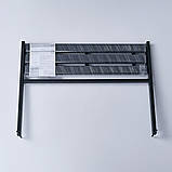 Лавка MEMORY без спинки (графітово-чорний), фото 8