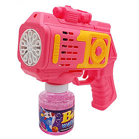 Генератор мильних бульбашок "Бластер" Bambi 666-1(Pink) підсвічування, Toyman