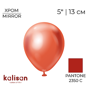 KALISAN-КЛ 5" 107 Хром Червоний | Mirror Red, фото 1