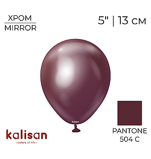 KALISAN-КЛ 5" 111 Хром Бургундія | Mirror Burgundy, фото 1