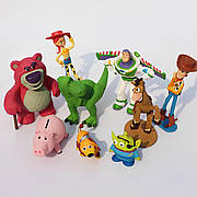 Набір фігурок Історія іграшок RESTEQ 9 шт, Ігрові фігурки із мультфільму Toy Story, Іграшка Toy Story