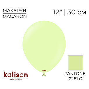KALISAN-КЛ 12" 71 Макарун Фісташковий | Macaron Pistachio, фото 1