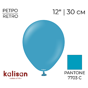 KALISAN-КЛ 12" 39 Ретро Глибокий Синій | Retro Deep Blue, фото 1
