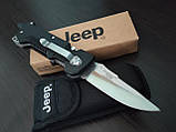 Ніж складаний рятувальний Jeep 008, 440, стропоріз, склобій, ліхтарик, фото 4