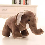 М'яка іграшка слоник RESTEQ 30 см плюшевий мамонт для дітей і любителів м'яких іграшок, фото 5
