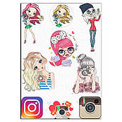 Дівчата 3 вафельна картинка