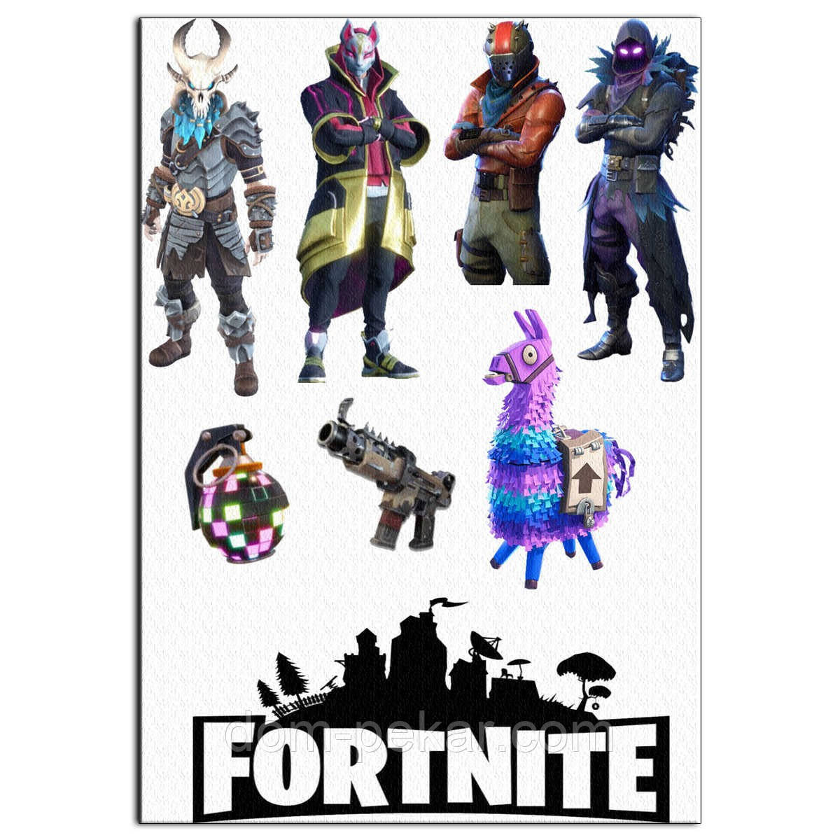 Fortnite 2 вафельна картинка