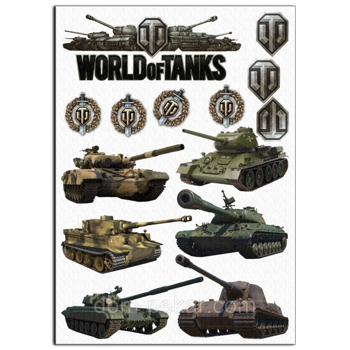 World of Tanks вафельна картинка