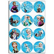 Холодне серце 7 вафельна картинка