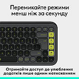 Клавіатура Logitech POP Icon Keys Bluetooth Eng/Ukr Graphite, фото 8