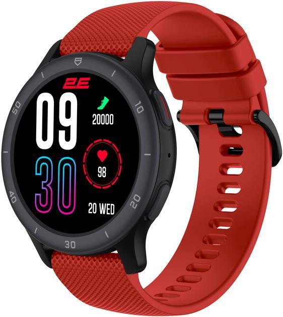Смарт-годинник 2E Motion GT2 47mm Black-Red, фото 1