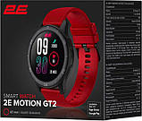 Смарт-годинник 2E Motion GT2 47mm Black-Red, фото 6