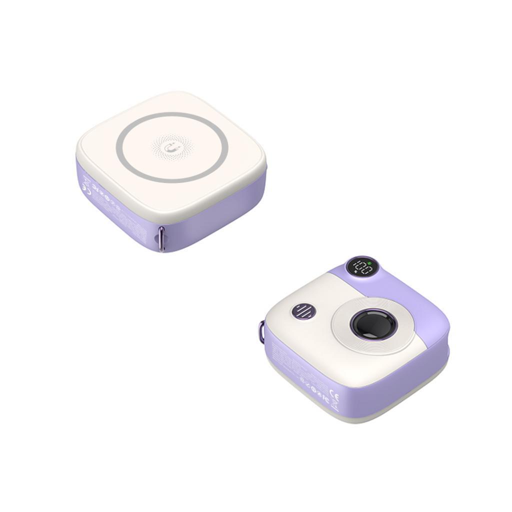 Повербанк XO PR223 18w 10000mAh Фіолетово-білий
