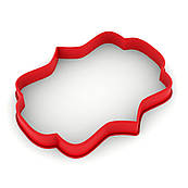 Рамка 6 вирубка для пряників 10*7,9 см (3D)