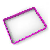 Рамка 7 вирубка для пряників 7.2*10 см (3D)