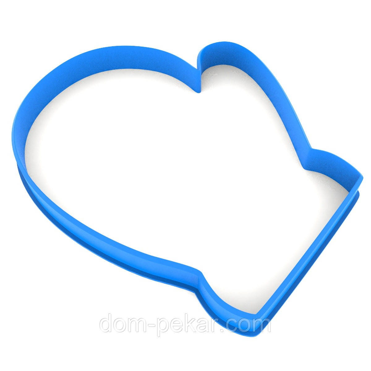 Рукавичка вирубка для пряників 10,6*8,8 см (3D)