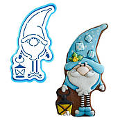 Гном-2 вирубка з трафаретом 13*7,5 см (TR-2)