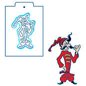 Козак «Грай» вирубка з трафаретом 13*8 см (TR-2)