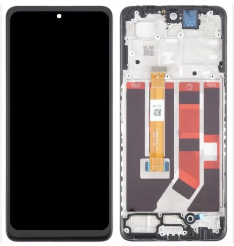 Дисплей для Oppo A98 чорний, з рамкою