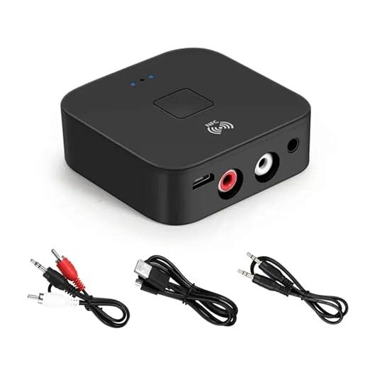 Настільний Bluetooth-приймач BLS-B11. NFC аудіоадаптер для дому та офісу, стереозвук 2-в-1 Bluetooth 5.0. Уцінка, фото 1