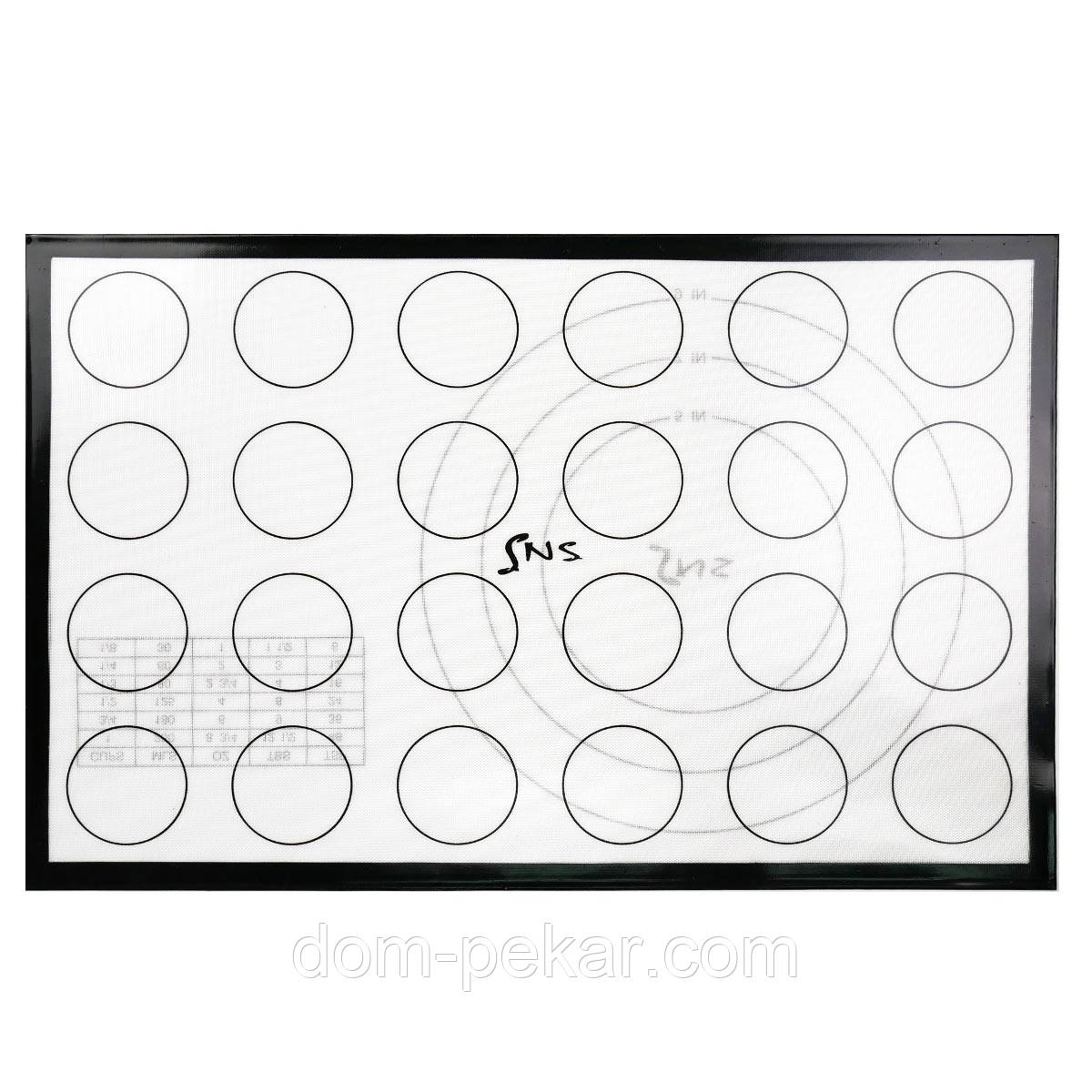 Килимок термоволокно з двосторонньою розміткою 43*28 см