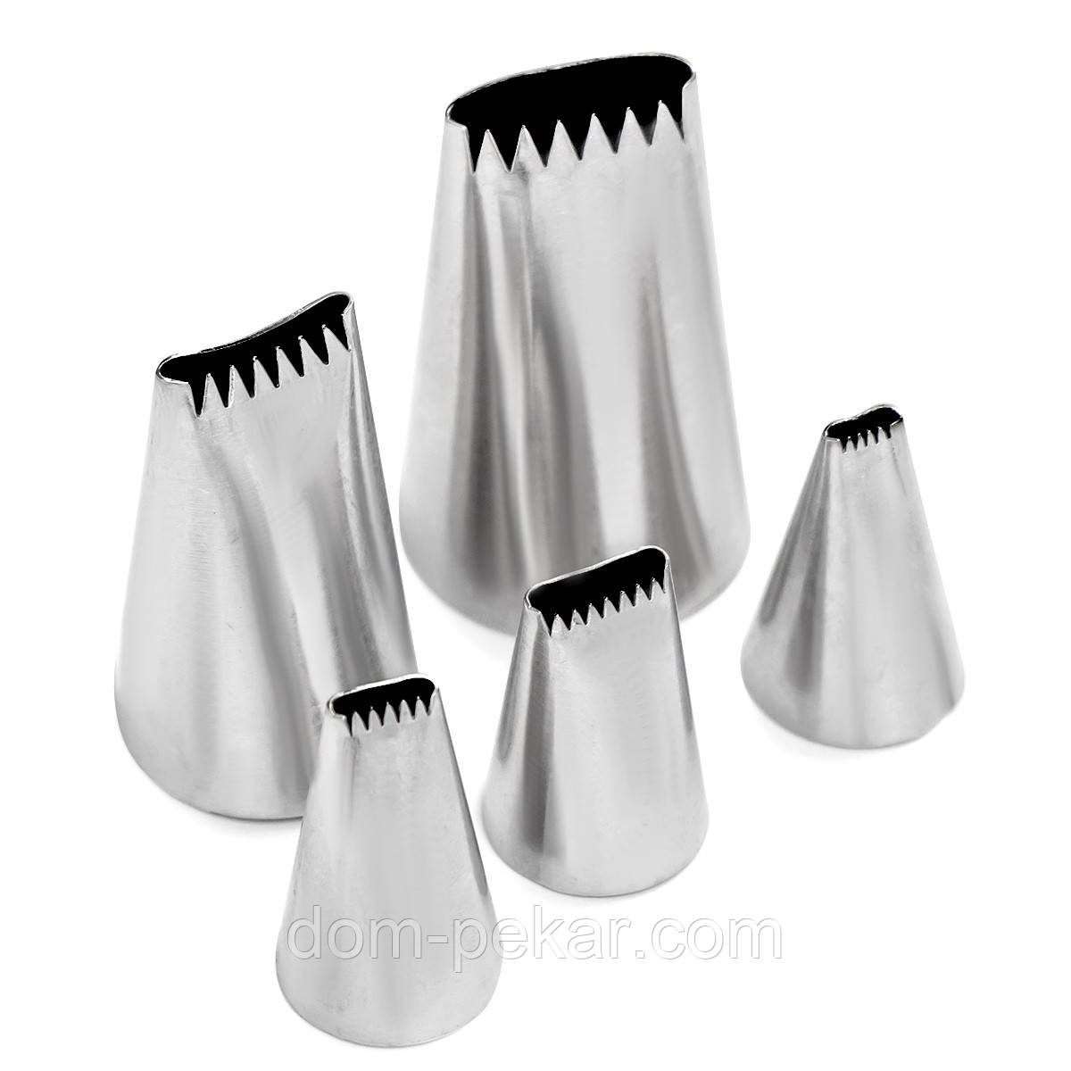 Набір кондитерських міні насадок для плетіння 5 шт
