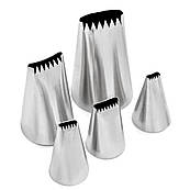 Набір кондитерських міні насадок для плетіння 5 шт