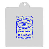 Віскі Jack Daniels трафарет для пряників 12*9 см (TR-2)