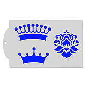 Корони трафарет для пряників 11*18 см (TR-2)