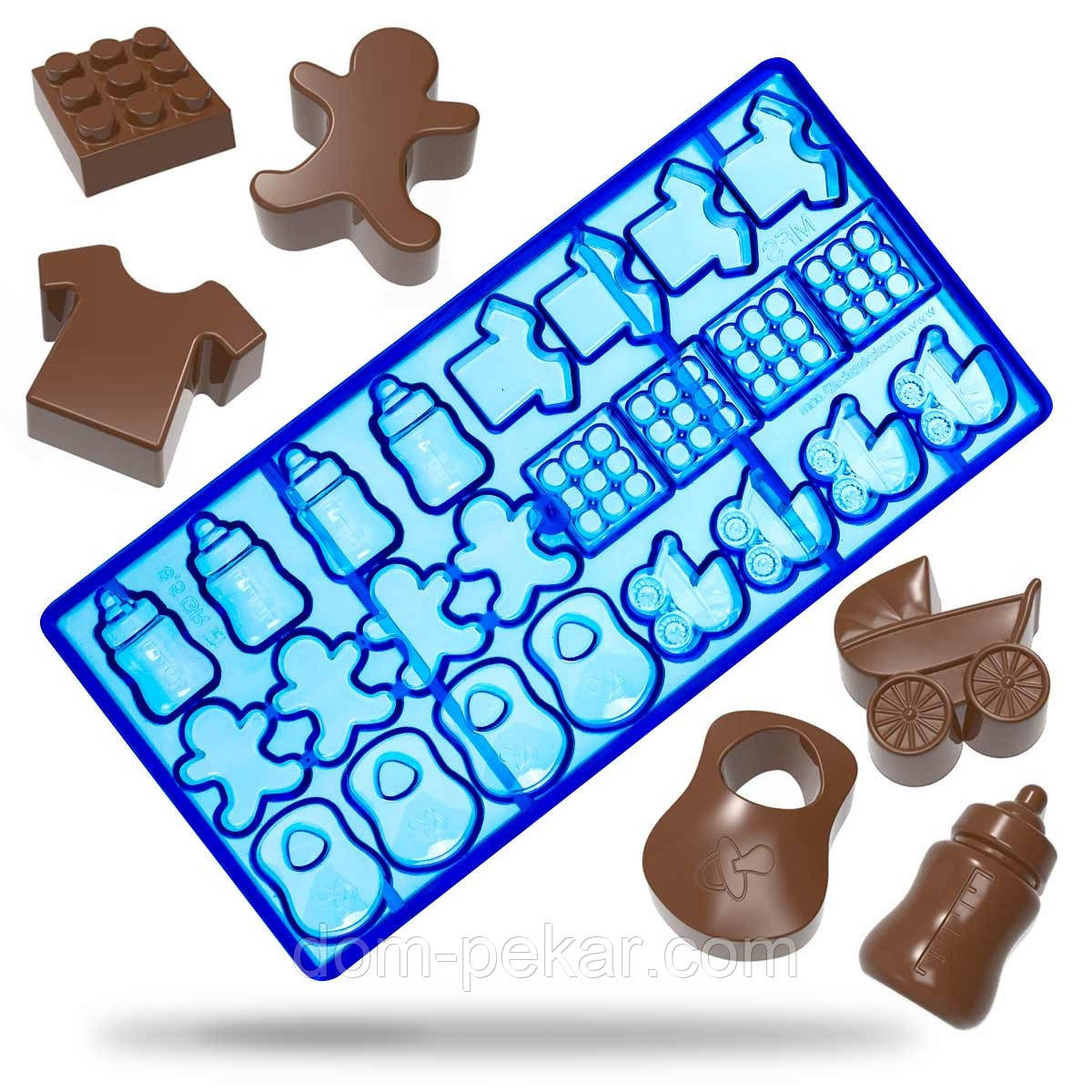 Форма полікарбонатна для шоколаду Дитяча 751 (Туреччина)