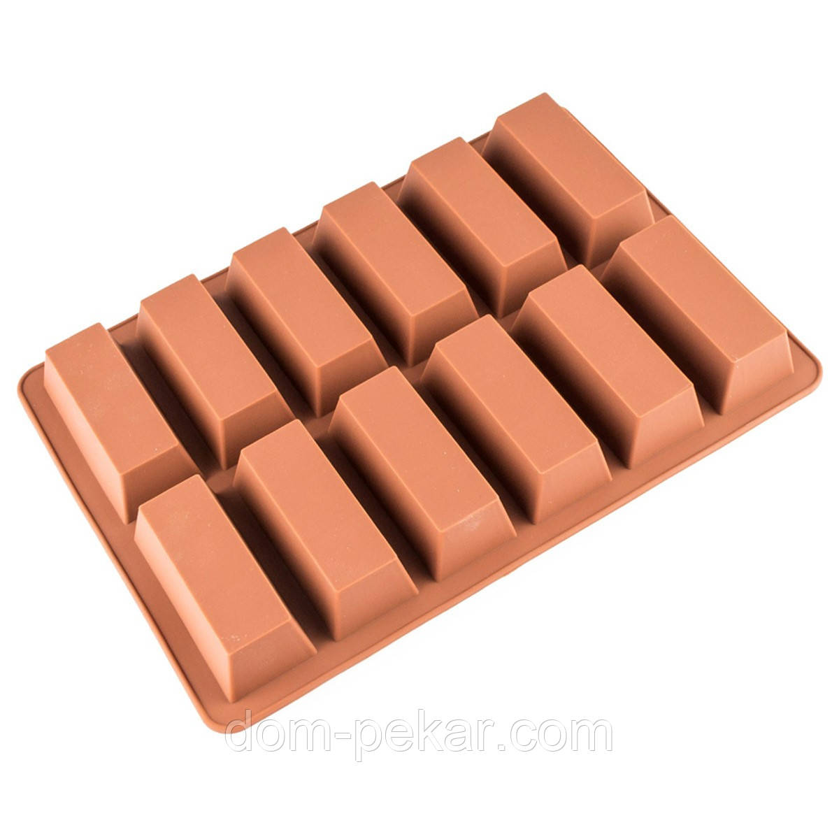 Форма для цукерок та десертів Плиточки 12 шт
