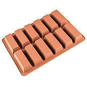 Форма для цукерок та десертів Плиточки 12 шт