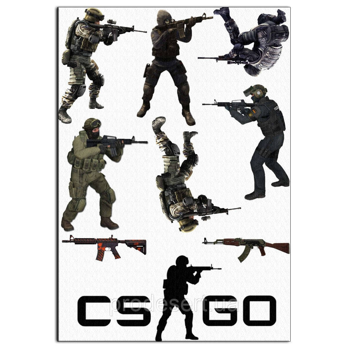 Counter Strike вафельная картинка