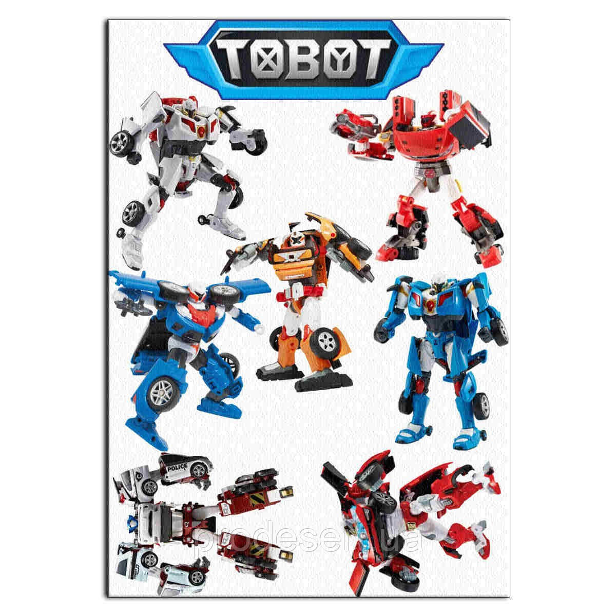Tobot 1 9 см вафельна картинка