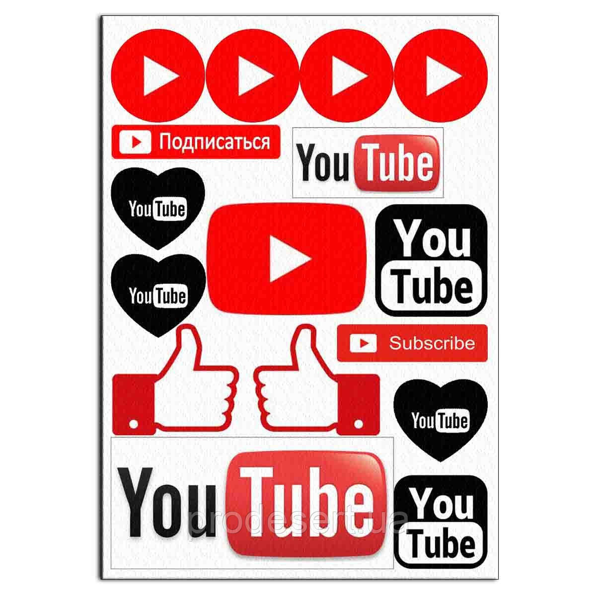 Youtube-1 вафельна картинка