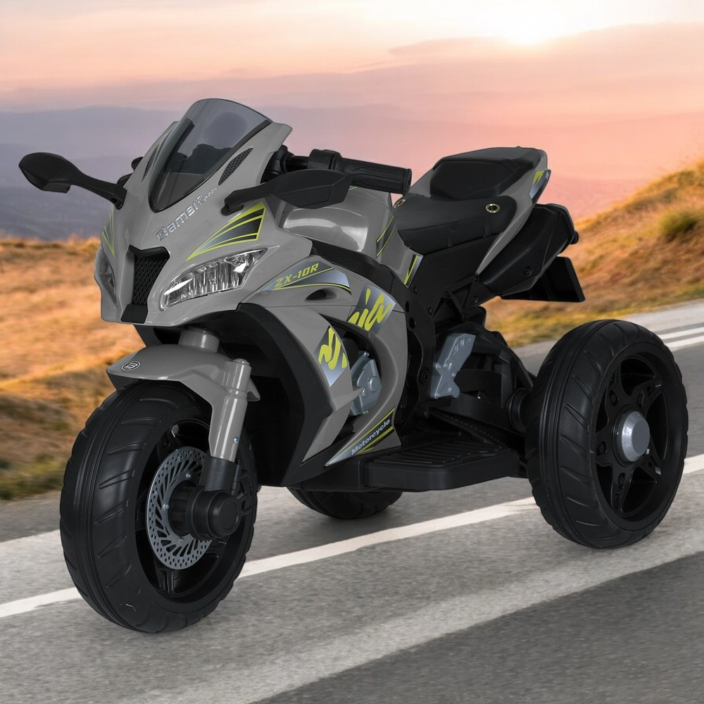 Дитячий мотоцикл M 5806 на акумуляторі, м'яке сидіння